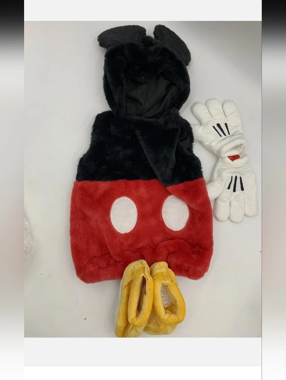 Pottwey Barn Baby Disney Mickey Mouse Halloween Costume 5 Pcs Nwt Sz 0- 6 Months